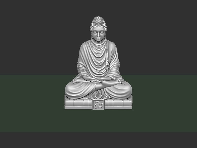 Mahaveer Buddha 3D print model_20