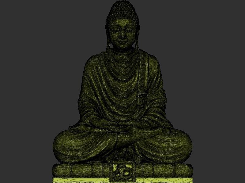 Mahaveer Buddha 3D print model_16