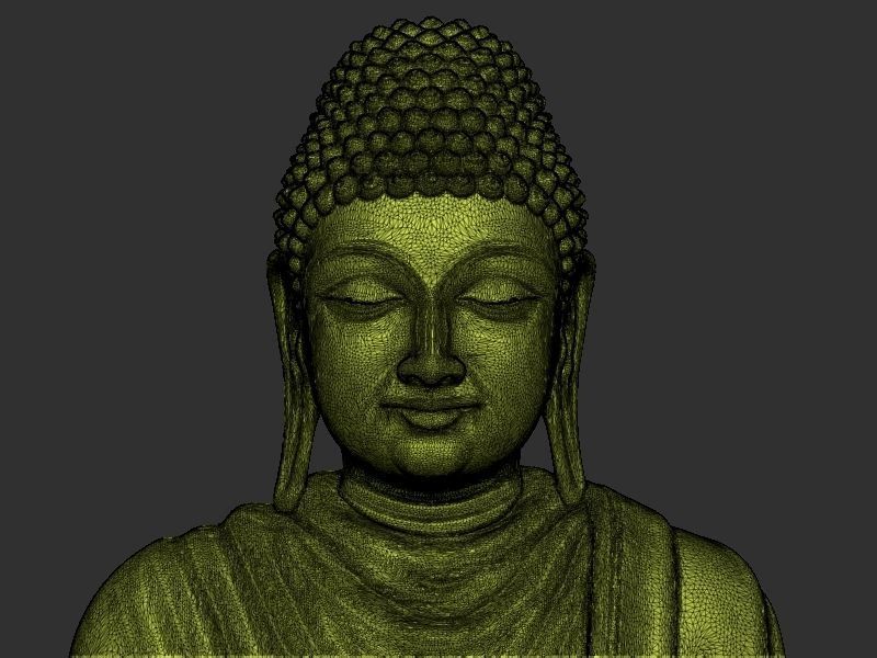 Mahaveer Buddha 3D print model_15