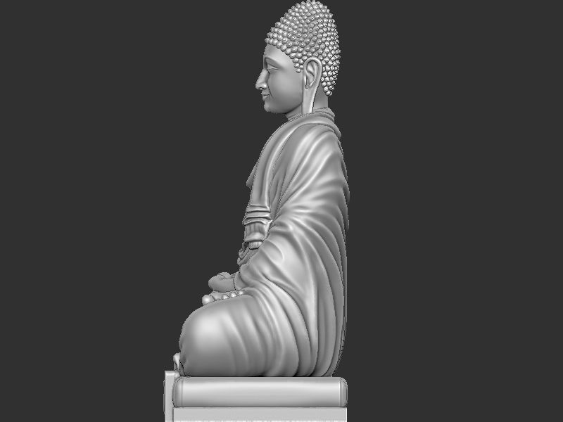 Mahaveer Buddha 3D print model_4