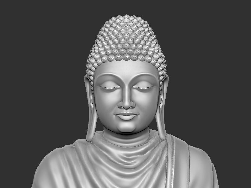 Mahaveer Buddha 3D print model_14