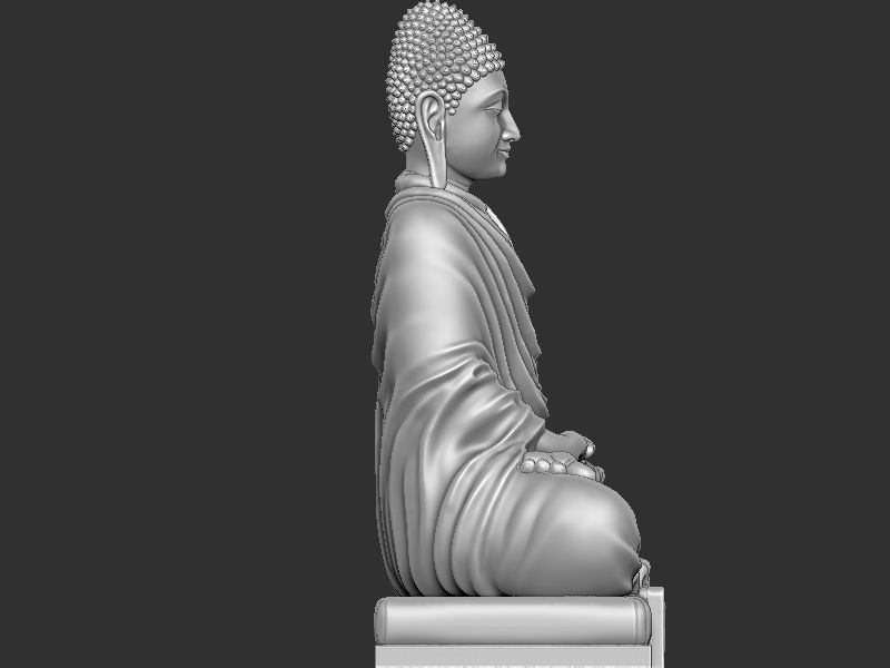Mahaveer Buddha 3D print model_2