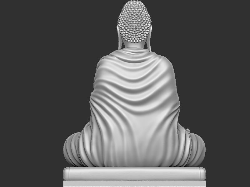 Mahaveer Buddha 3D print model_3