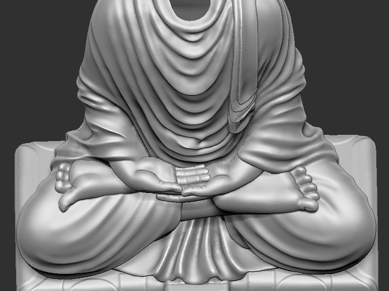 Mahaveer Buddha 3D print model_10