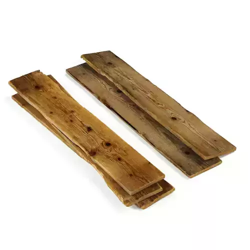 polypasta - Old Wooden Board 02 3D model