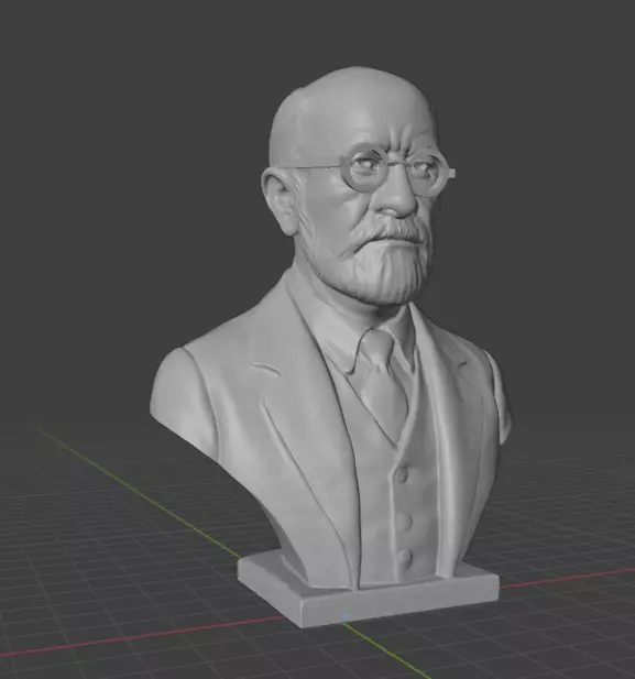 Sigmund Freud 3D print model_21
