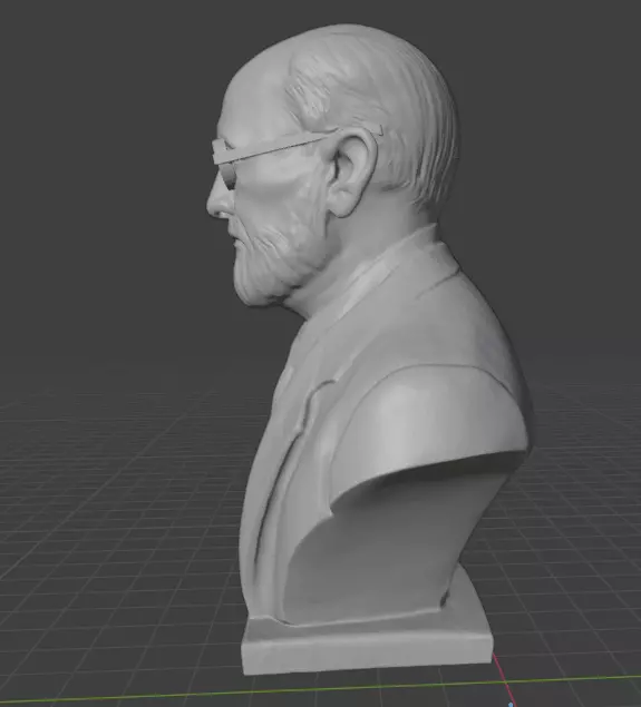 Sigmund Freud 3D print model_14