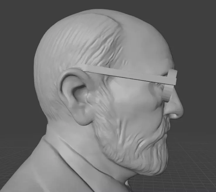 Sigmund Freud 3D print model_23