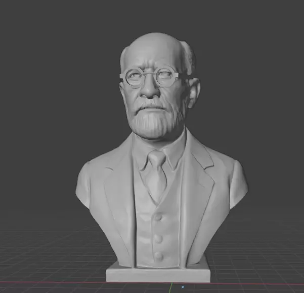 Sigmund Freud 3D print model_20