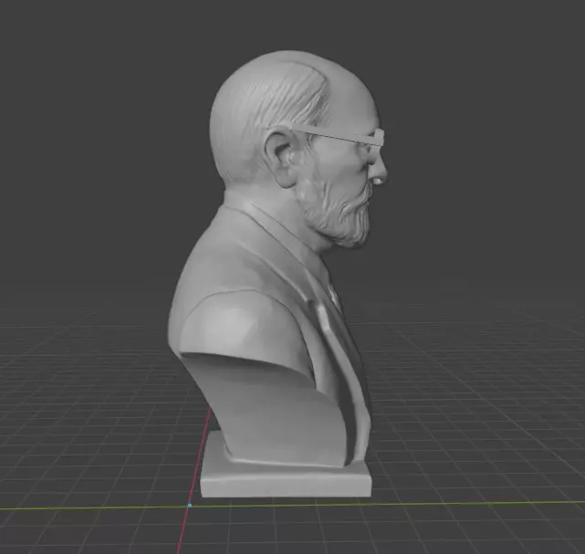 Sigmund Freud 3D print model_25