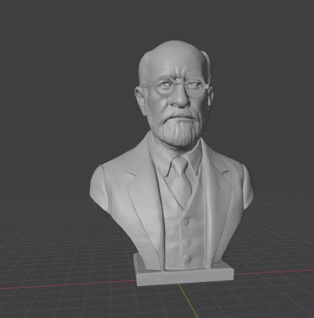 Sigmund Freud 3D print model_16