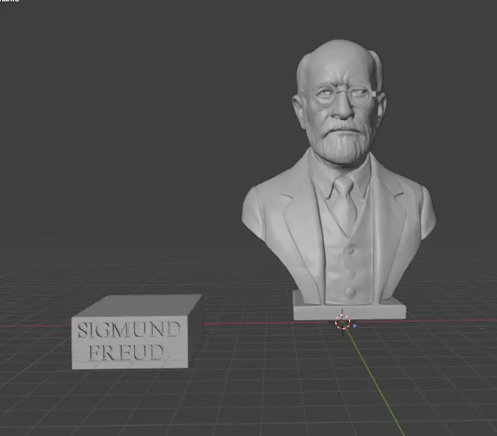 Sigmund Freud 3D print model_11