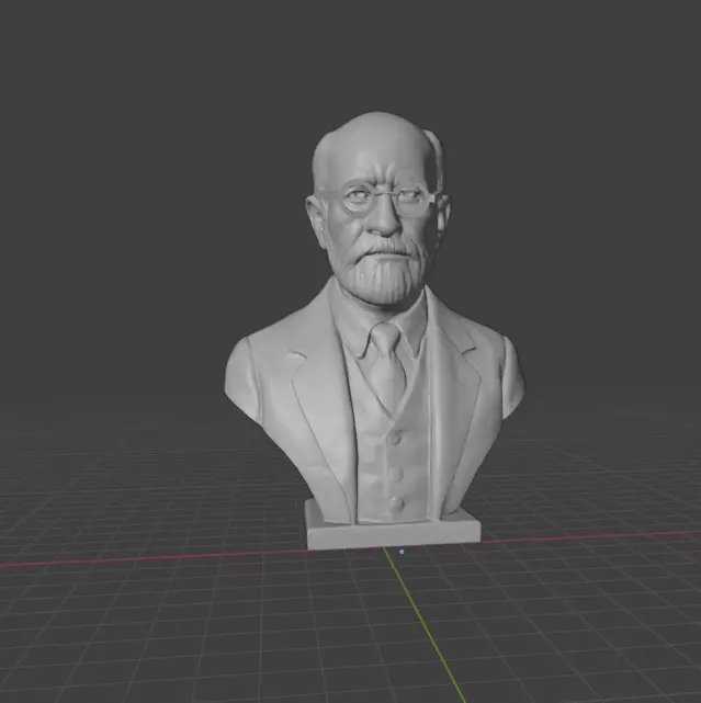 Sigmund Freud 3D print model_24