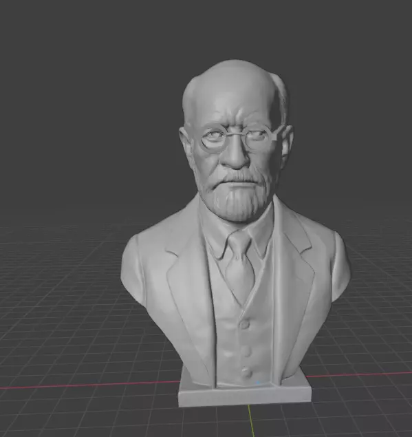 Sigmund Freud 3D print model_15