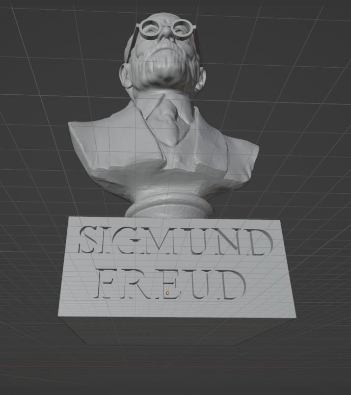 Sigmund Freud 3D print model_10