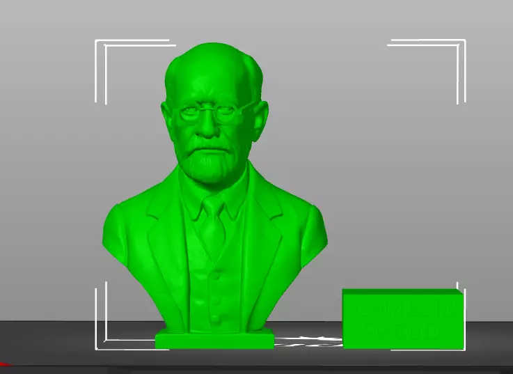 Sigmund Freud 3D print model_8