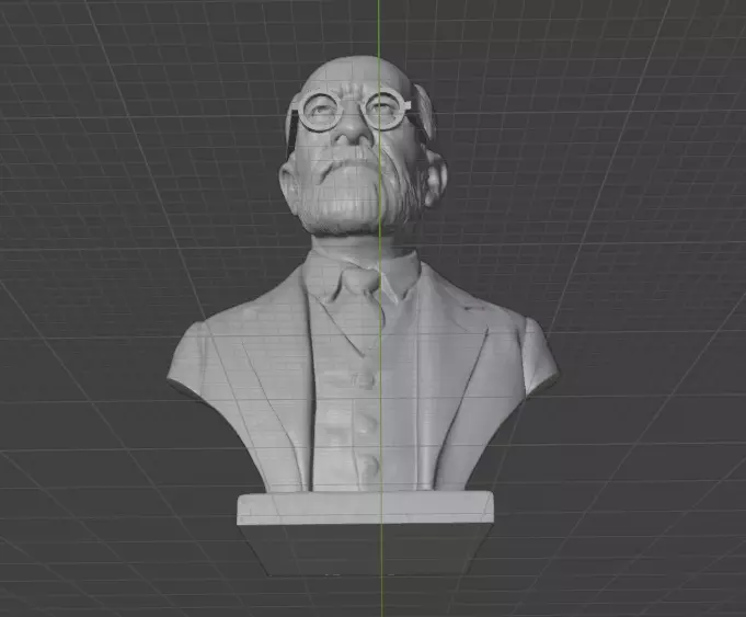 Sigmund Freud 3D print model_22
