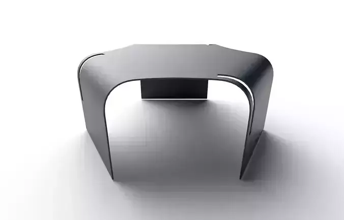 Coffee Table  M01 Low-poly 3D model