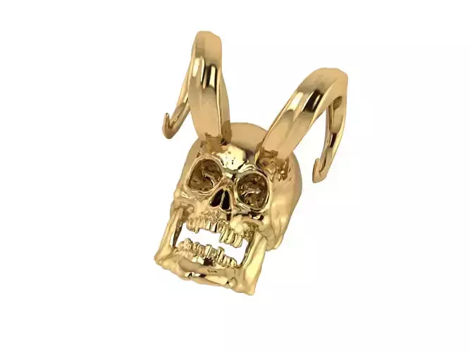 SKULL RING HORN
