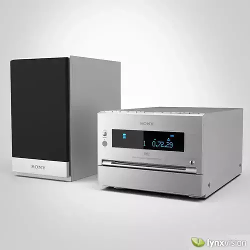 Sony Micro HI-FI Component System 3D model