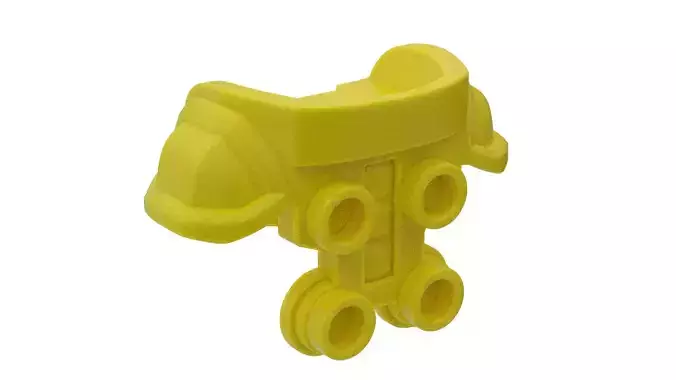 Real Size Lego Knight Armor For Minifigure Low-poly 3D model