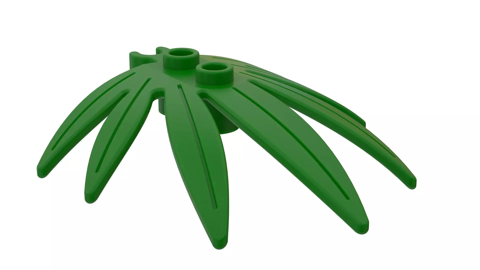 Lego Plant 3D Scan Tree Leaf Low-poly 3D model_0