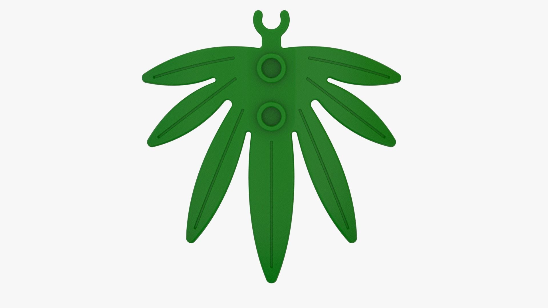 Lego Plant 3D Scan Tree Leaf Low-poly 3D model_5