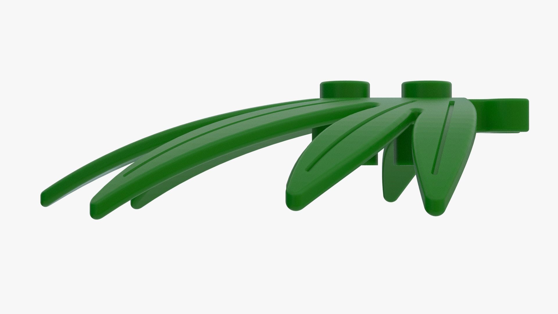 Lego Plant 3D Scan Tree Leaf Low-poly 3D model_2