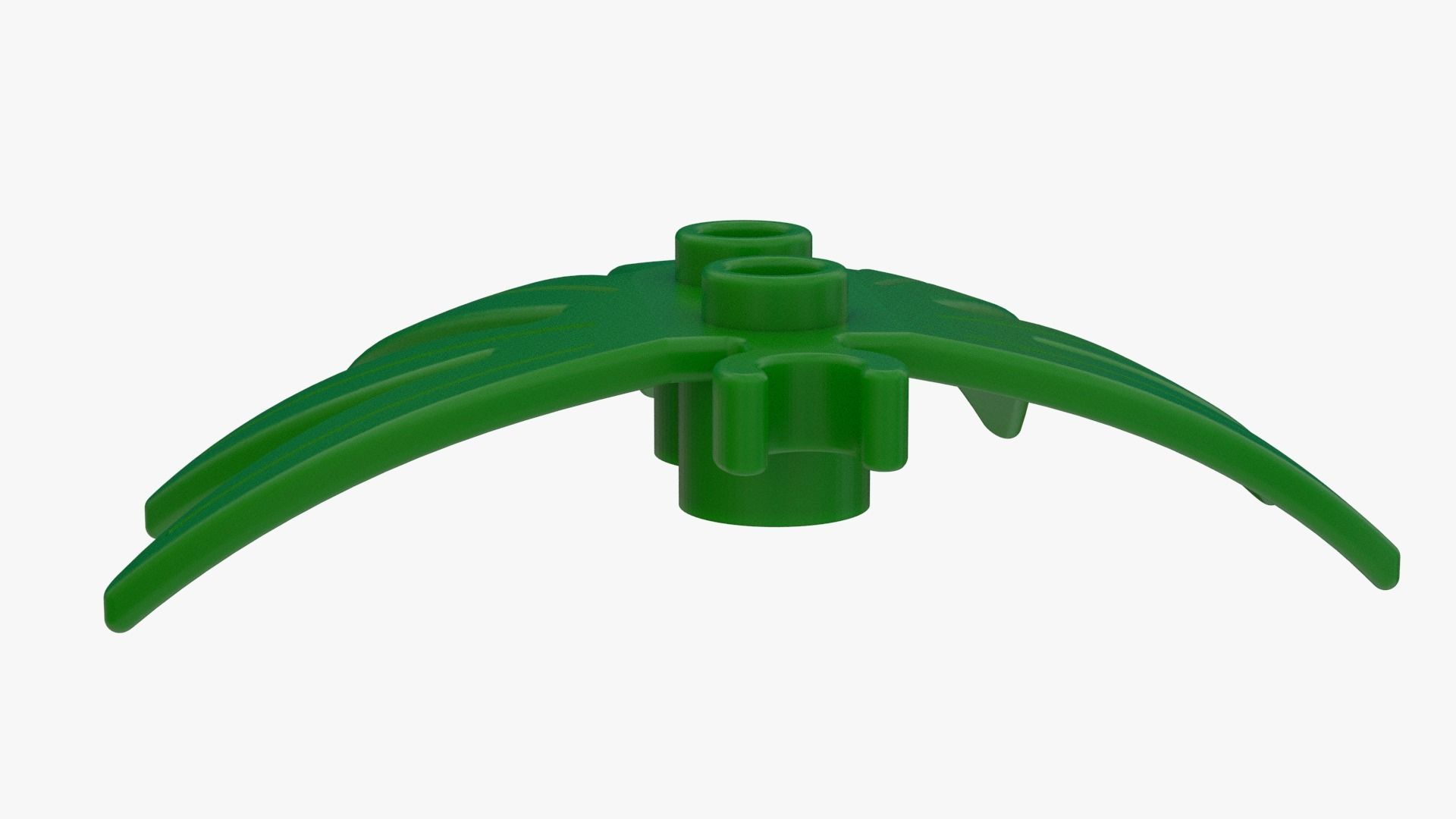 Lego Plant 3D Scan Tree Leaf Low-poly 3D model_3
