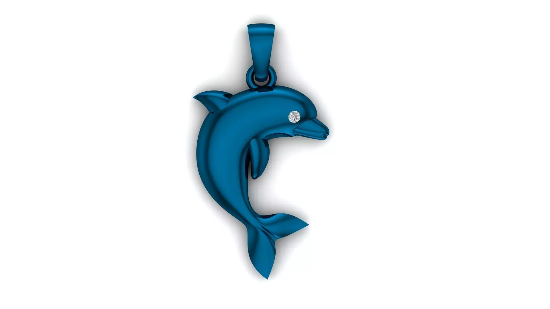 Dolphin Pendant 3D print model