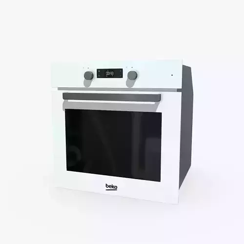 Oven Beko BIM 24301 WCS White 3D Model