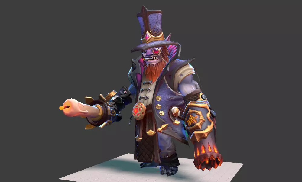 Lion Printable from Dota2 3D print model_0