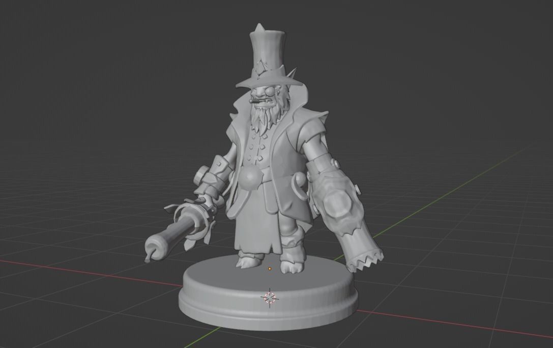 Lion Printable from Dota2 3D print model_1