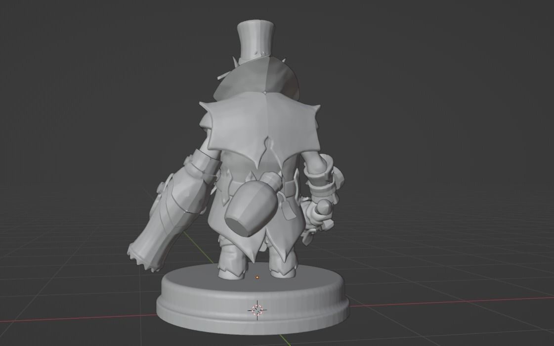 Lion Printable from Dota2 3D print model_3