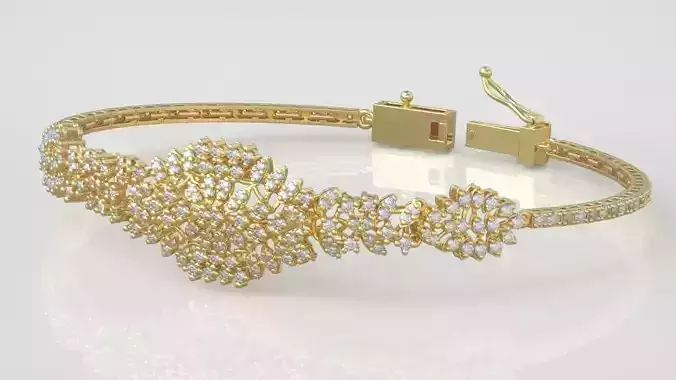 Exclusive Bracelet model 3D printable model 0048 3D print model