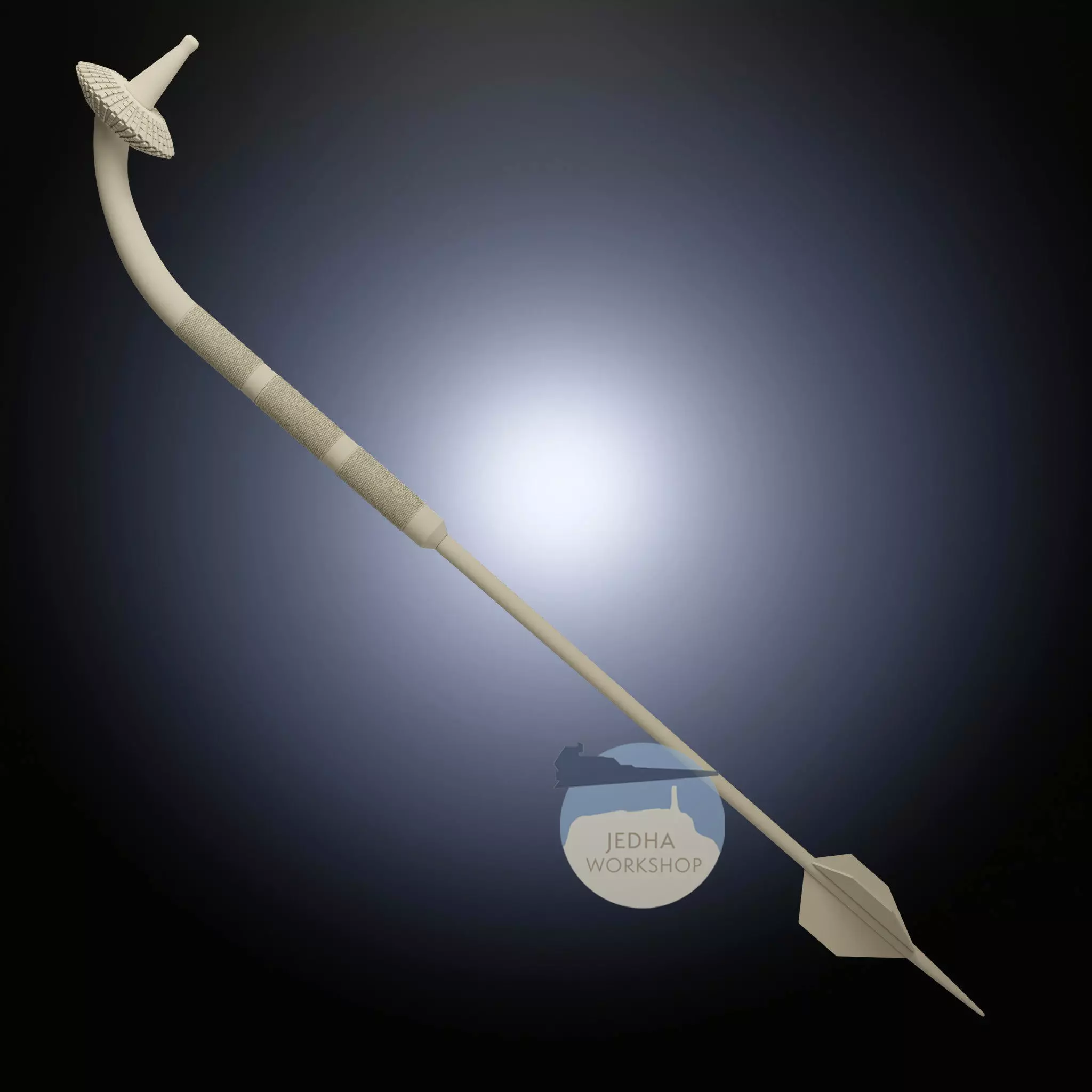 Gaffi Stick - Hunter TBOBF STL 3D Print Files Star Wars 3D print model_0