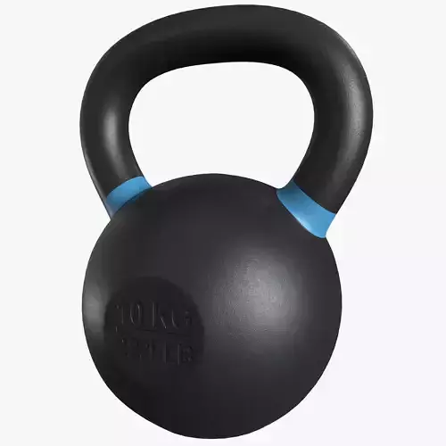 Kettlebell with handles 3D model