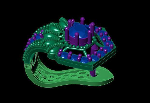 Earrings  3D print model_5