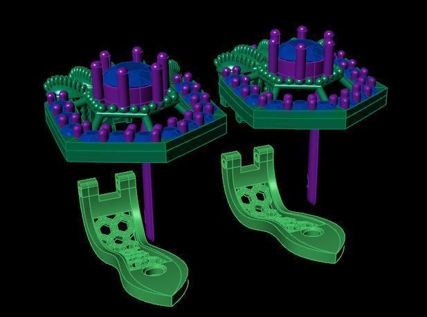 Earrings  3D print model_4