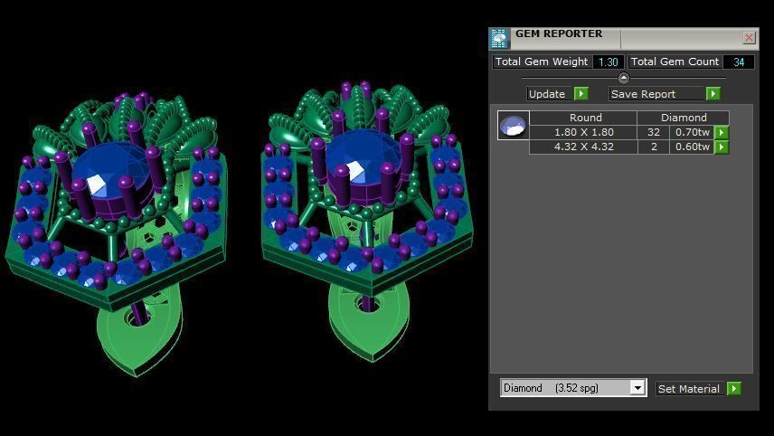 Earrings  3D print model_6