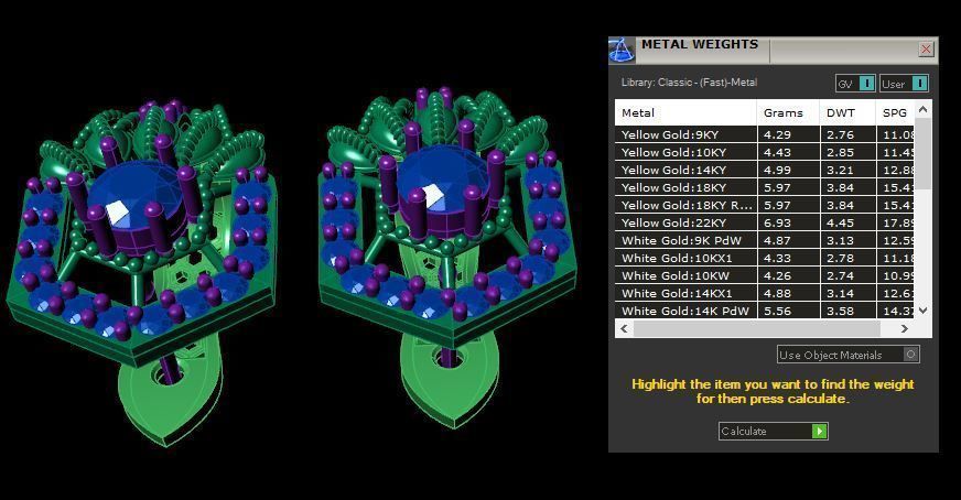 Earrings  3D print model_7