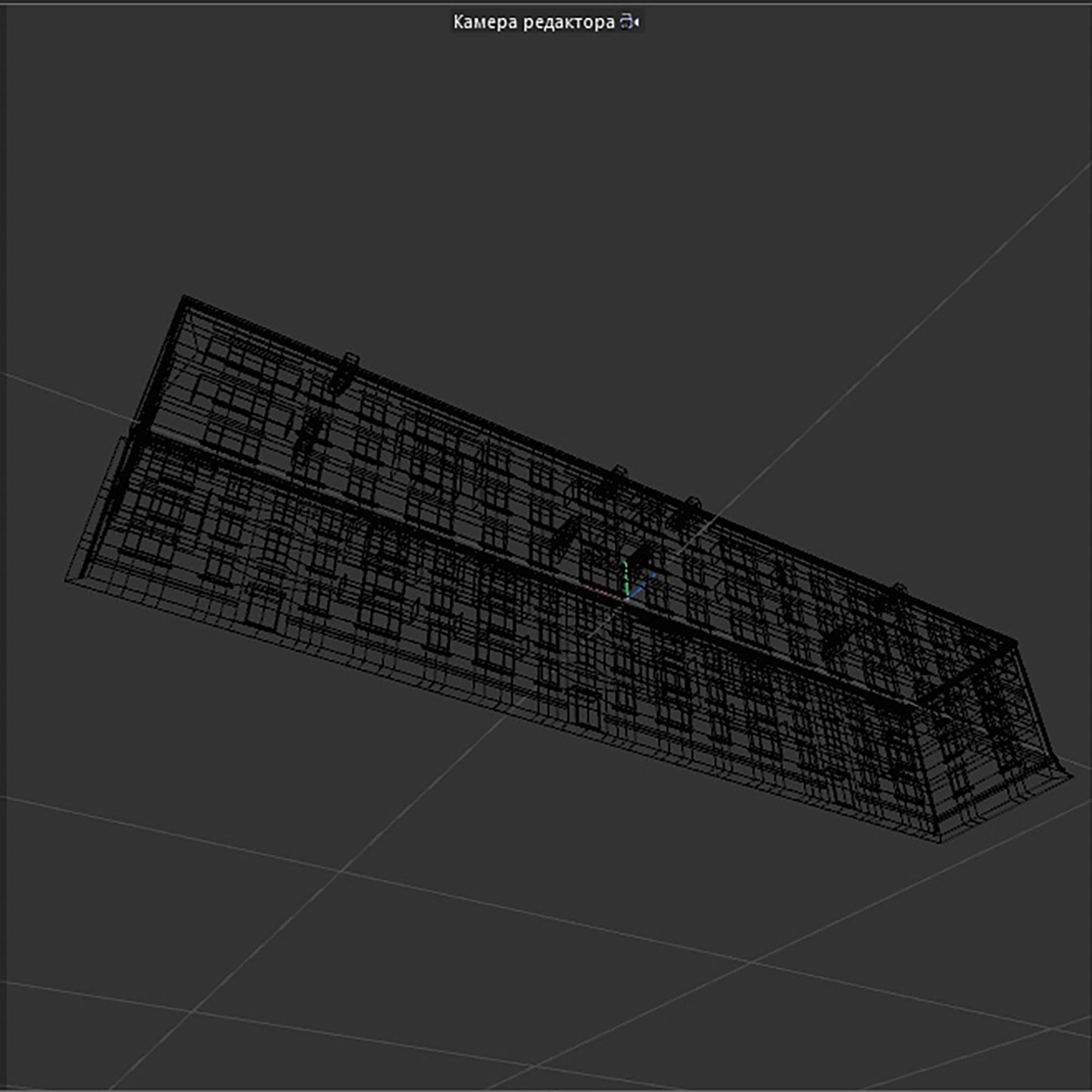 residential building with tiles on the facade Low-poly 3D model_11