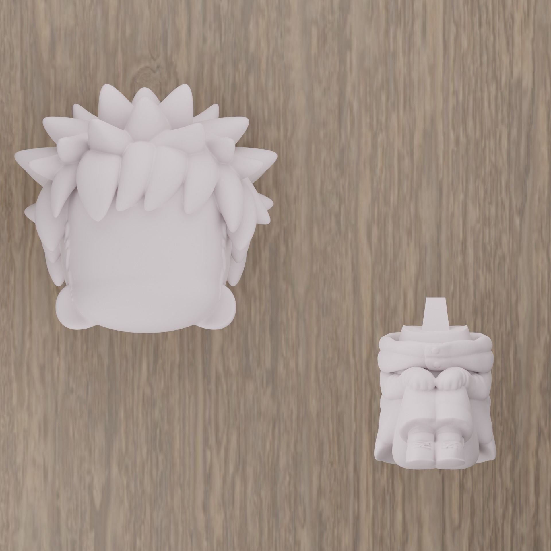 Itadori Yuji Chibi Jujutsu Kaisen STL files 3D print Ready 3D print model_10