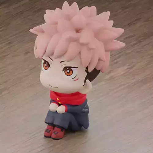 Itadori Yuji Chibi Jujutsu Kaisen STL files 3D print Ready 3D print model