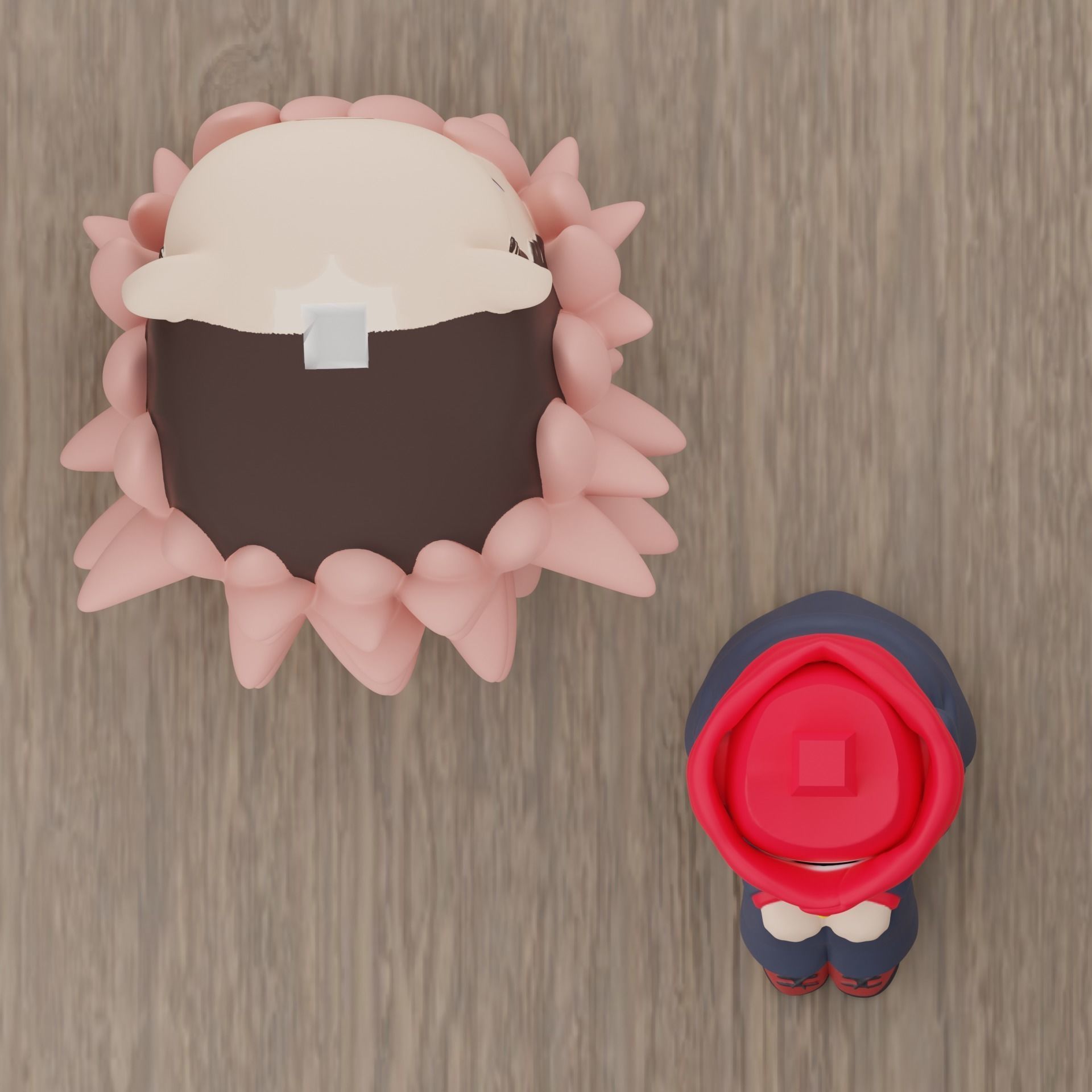 Itadori Yuji Chibi Jujutsu Kaisen STL files 3D print Ready 3D print model_4