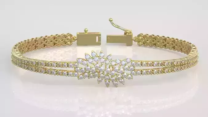Exclusive Bracelet model 3D printable model 0049