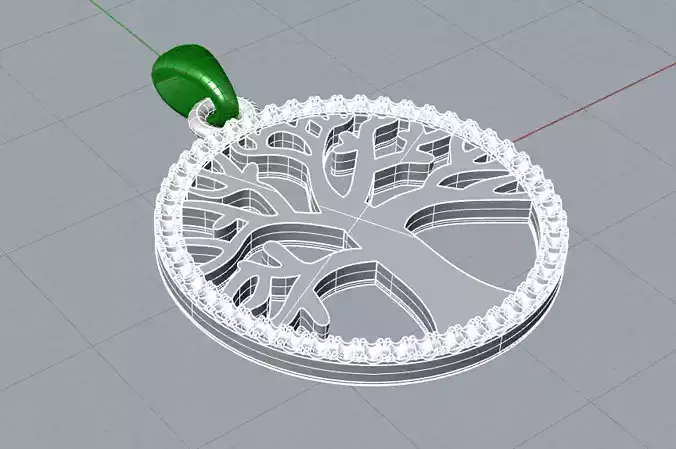 pendant tree 3D print model
