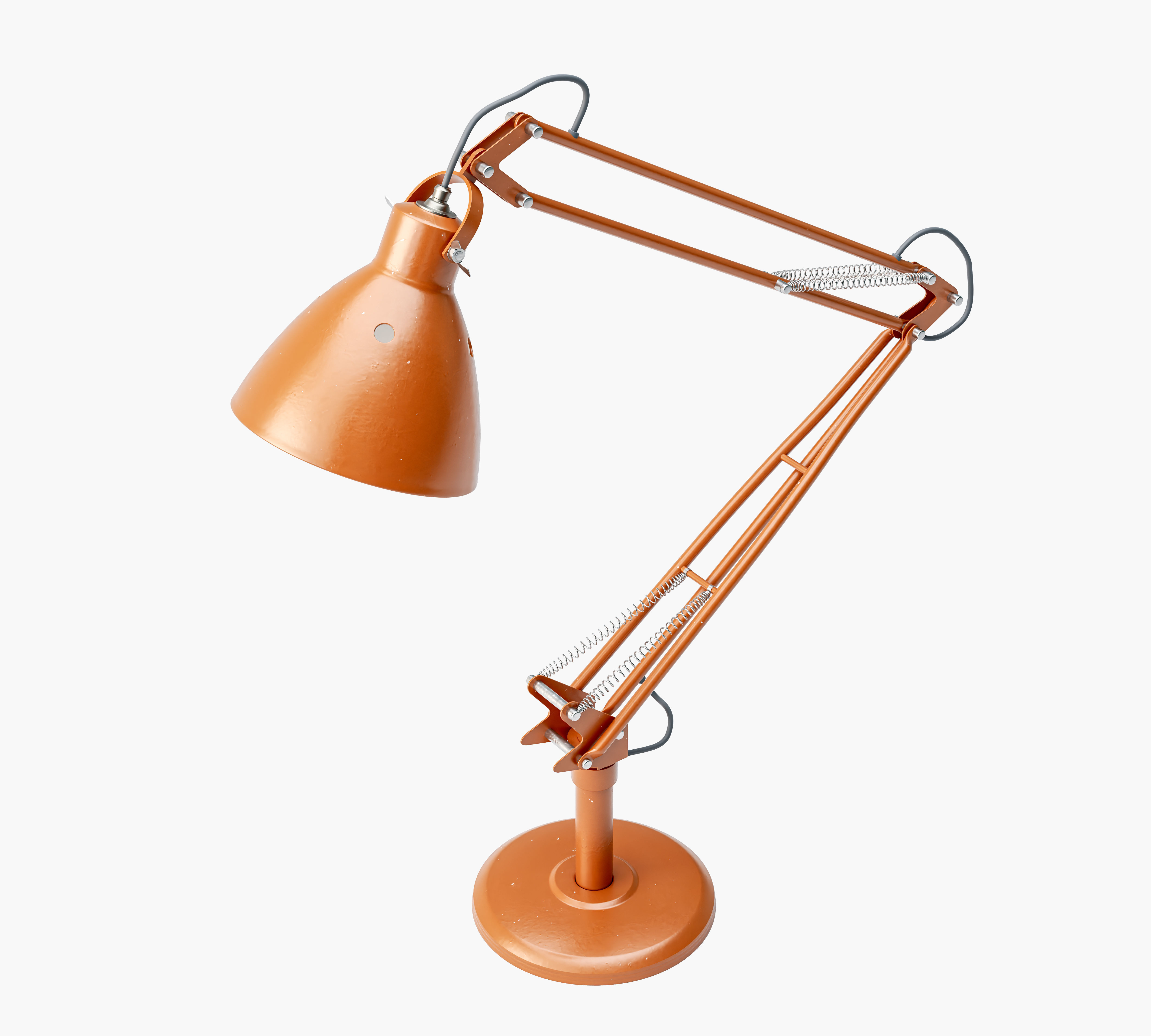 Vintage Desk Lamp 3D model_10