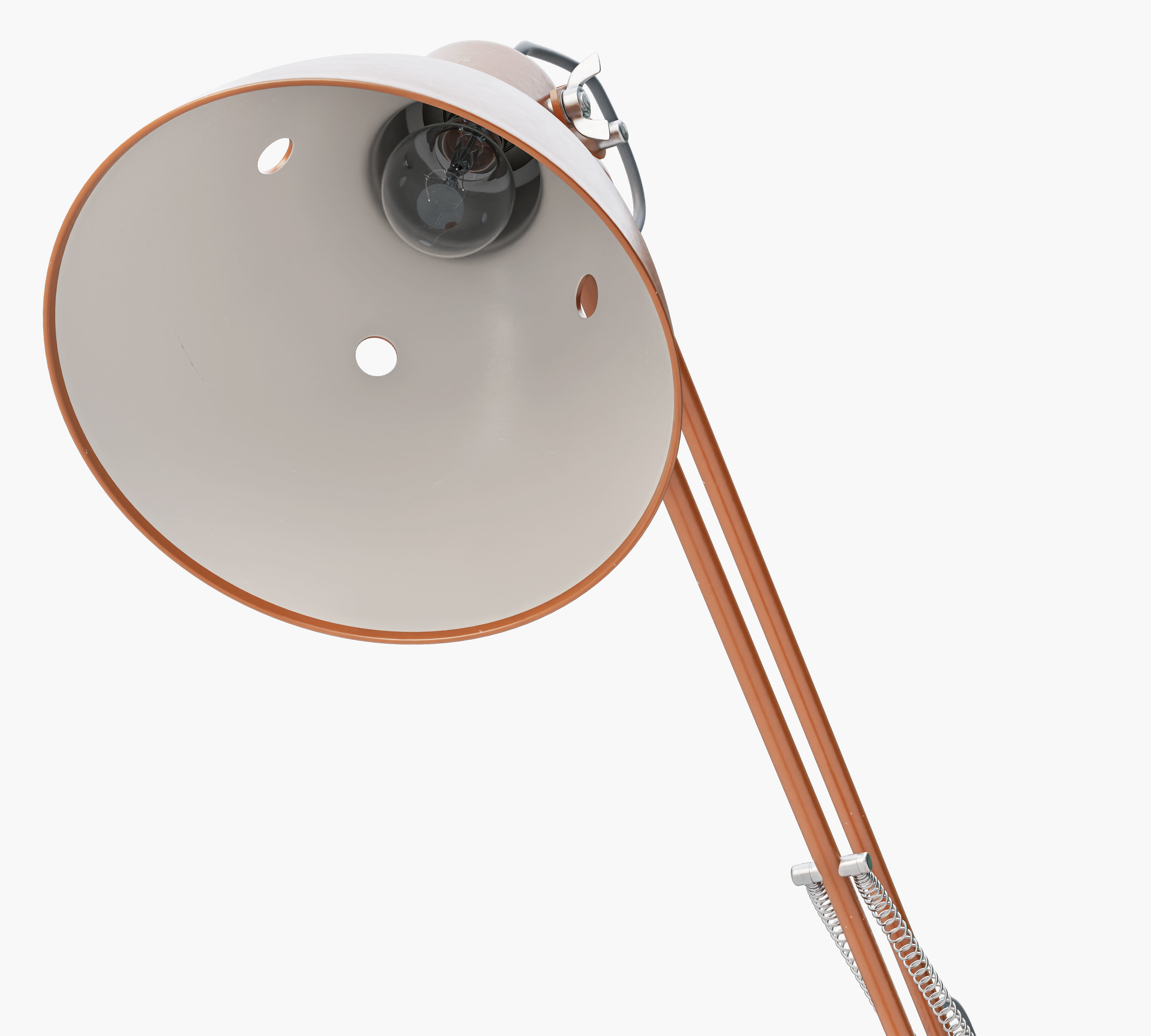 Vintage Desk Lamp 3D model_6