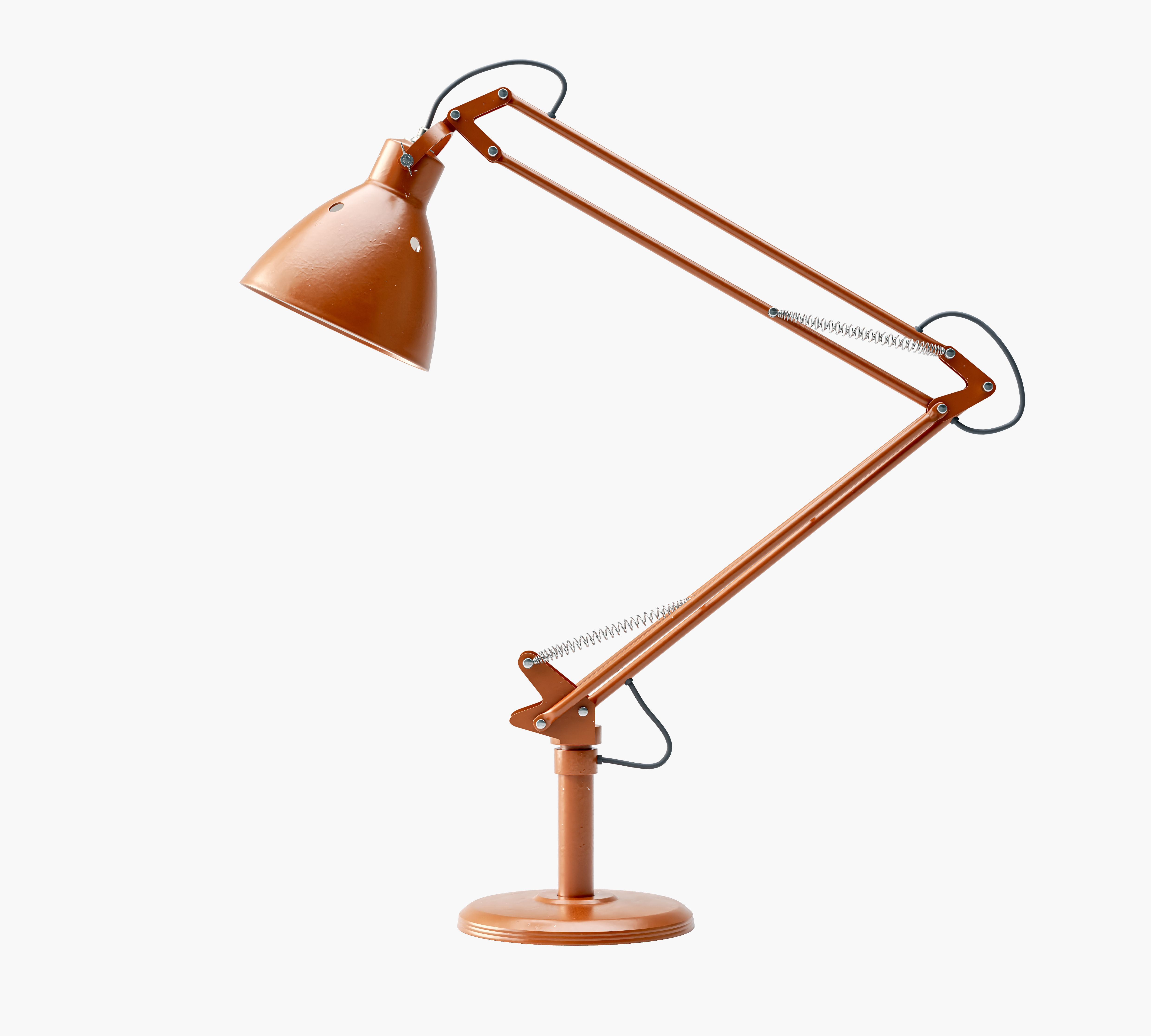 Vintage Desk Lamp 3D model_9